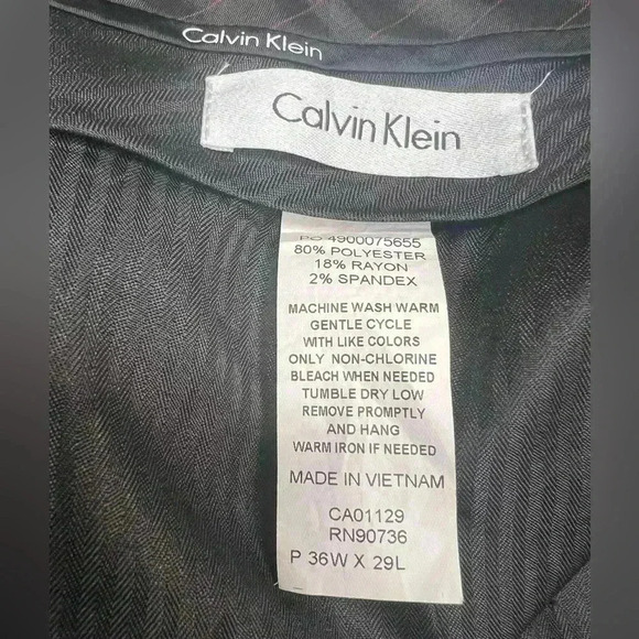 Calvin Klein Men’s Navy Blue Pants - Picture 3 of 3